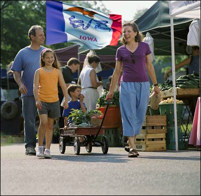 Iowa farmers market